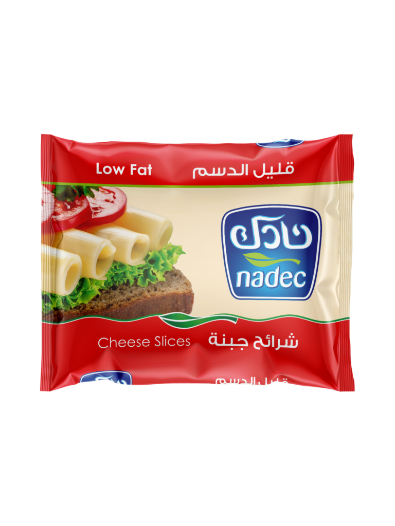 شرائح الجبنة قليلة الدسم نادك