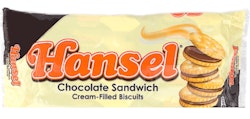 بسكوت بكريمة الشوكولاتة هانسيل