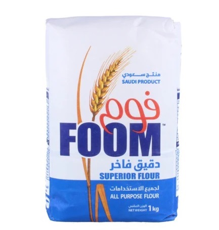 دقيق فوم الفاخر الابيض 100 جم