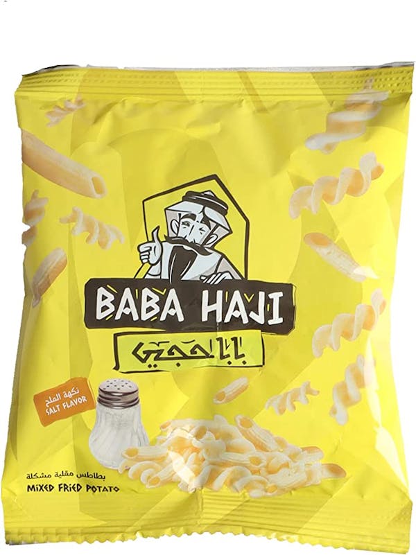 بطاطس مقلية مشكلة بالملح بابا حجي