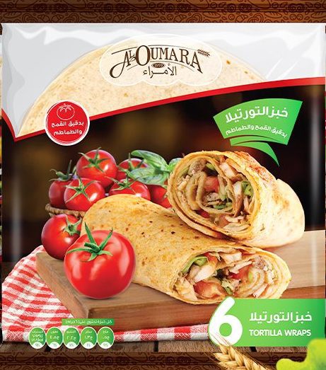 تورتيلا دقيق القمح والطماطم من الامراء
