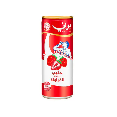 بوني حليب بالفراولة