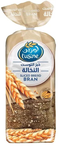 1 شريحة توست النخالة لوزين