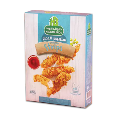 السعرات الحرارية في ستربس الدجاج حلواني 100 جم
