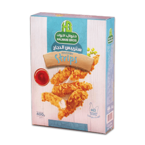 السعرات الحرارية في ستربس الدجاج حلواني 100 جم