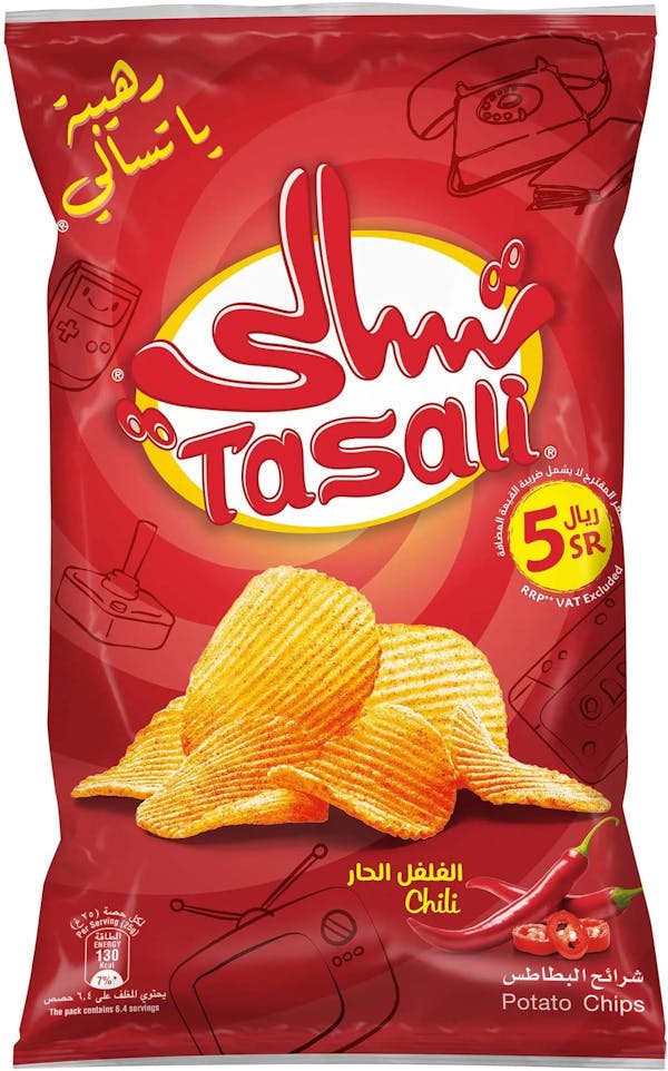 بطاطس تسالي حار الجديد