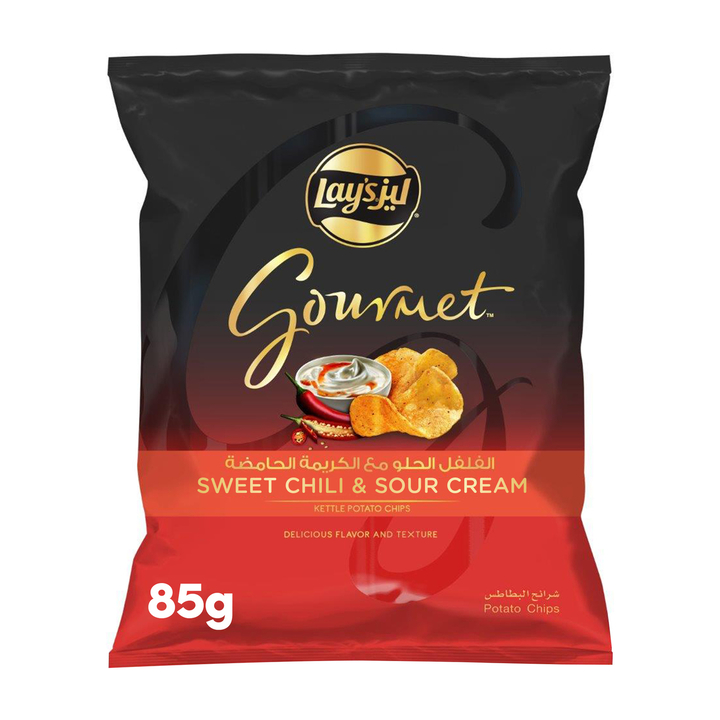 ليز بالفلفل الحلو و الكريمة الحامضة