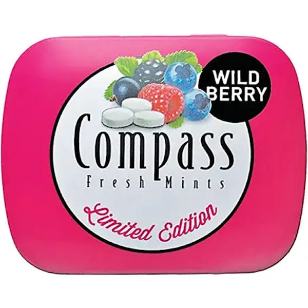 حلوى كومباس بالنعناع والتوت البري