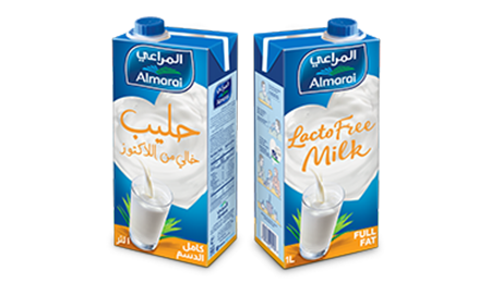 حليب خالي اللاكتوز المراعي