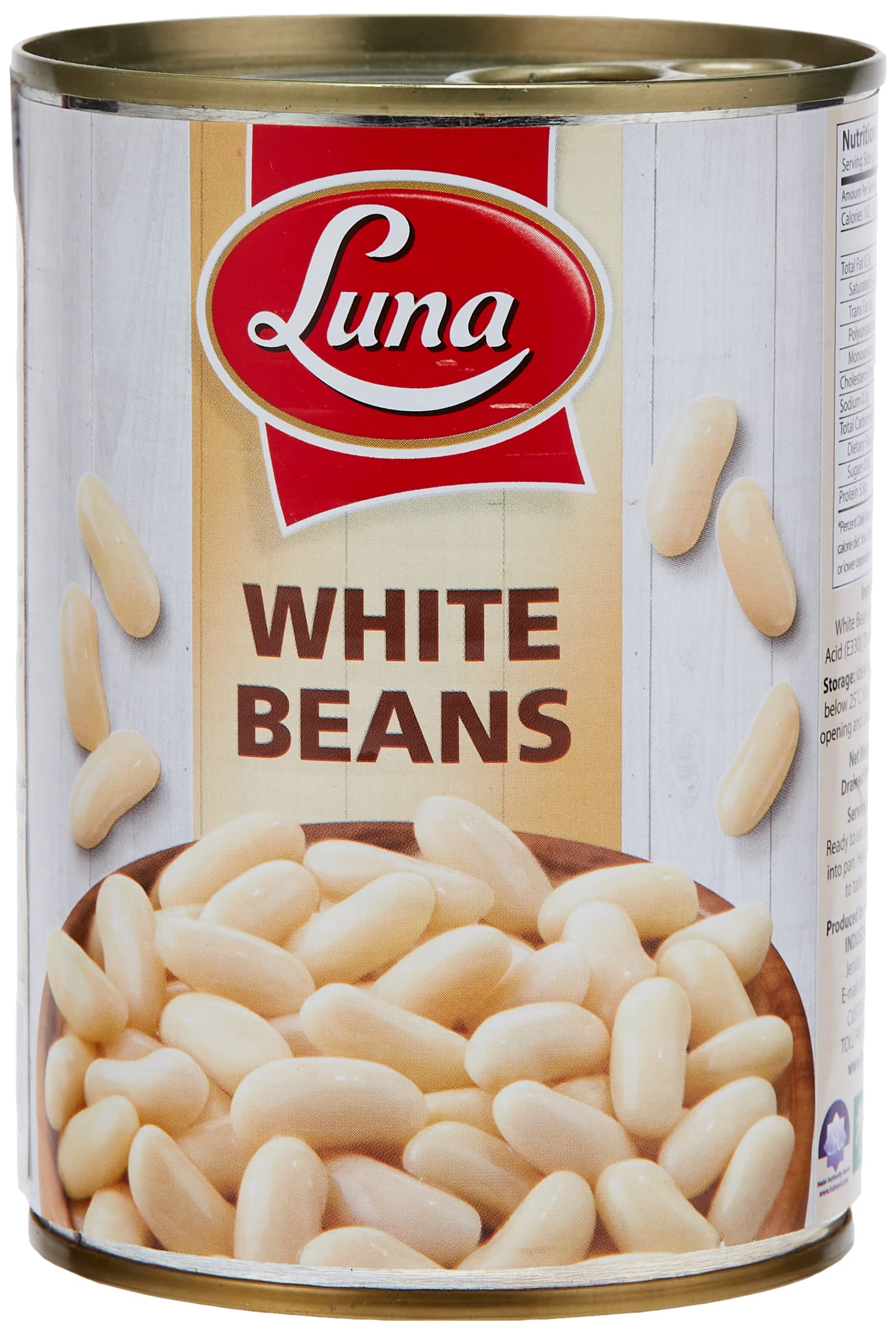 فاصوليا بيضاء لونا