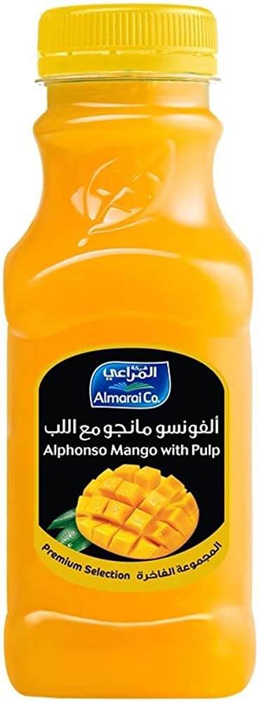 عصير الفونسو مانجو مع اللب المراعي 300 مل