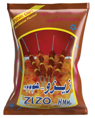 رقائق بطاطس بنكهة الباربيكيو زيزو