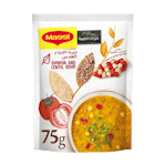 شوربة الكينوا والعدس ماجي