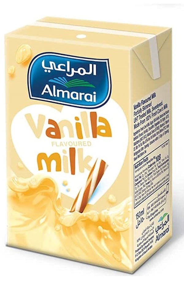 حليب بالفانيلا المراعي 