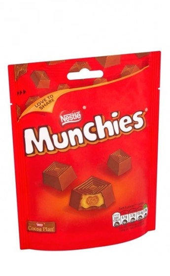 السعرات الحرارية في شوكلاتة مانشيز 3 قطع صغيرة