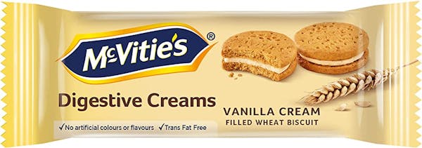 بسكويت دايجستف بكريمة الفانيلا ‎مكفتيز 