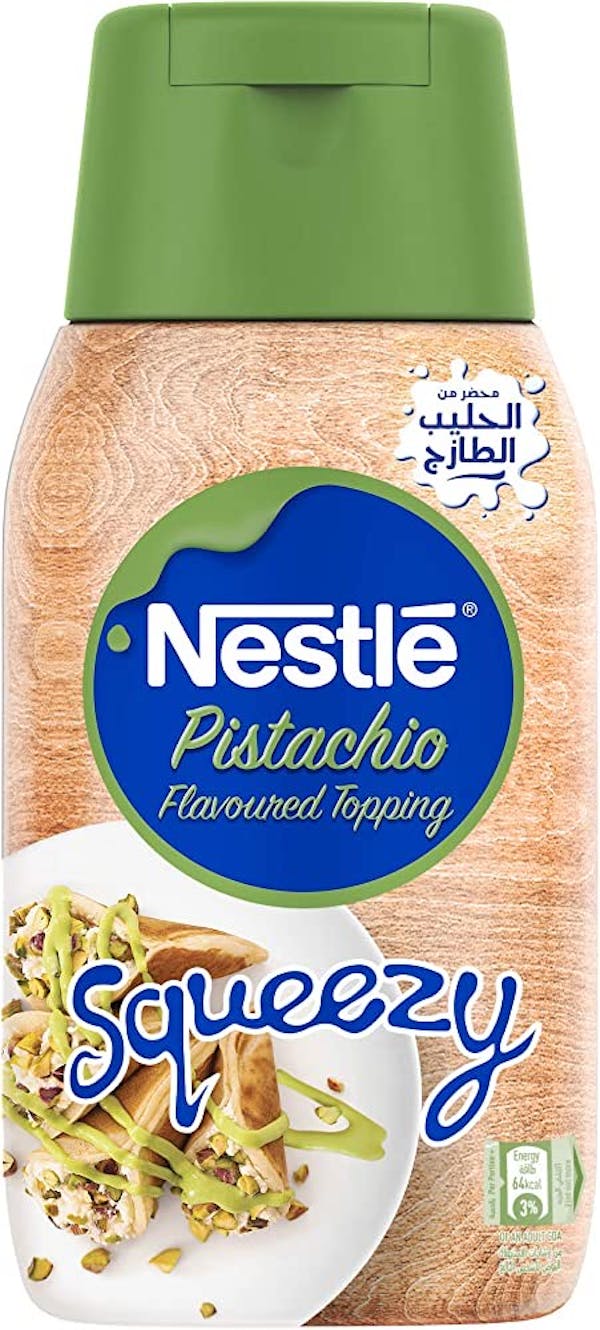 حليب محلى مكثف بالفستق نستله