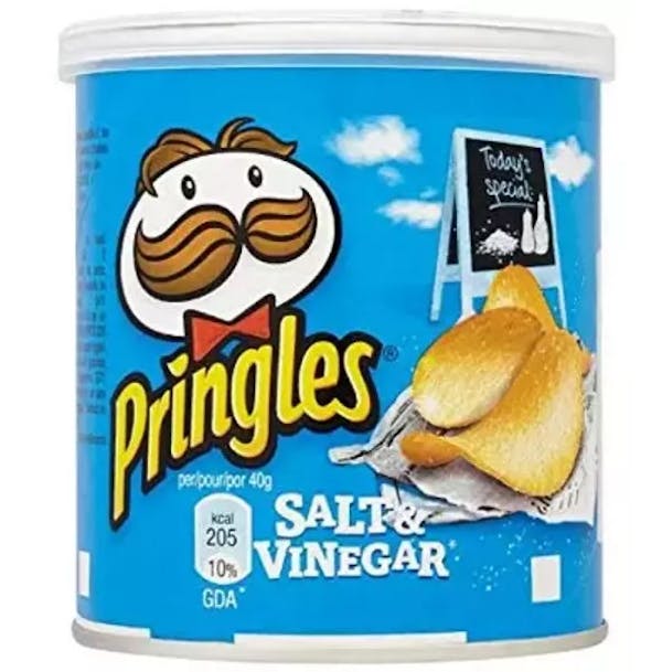 السعرات الحرارية في برينجلز ملح وخل