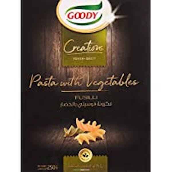 مكرونة فوسيلي بالخضار قودي