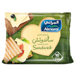 المراعي شرائح جبن ساندوتش السعرات في شريحة جبن واحد 20 جم