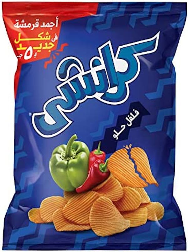 كرانشى بطعم الفلفل الحلو