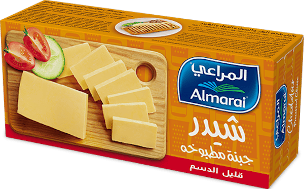 جبنة شيدر المراعي قليلة الدسم