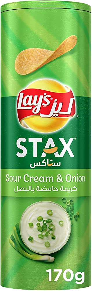 ستاكس كريمة حامضة وبصل ليز