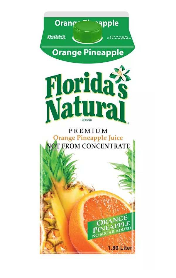عصير فلوريدا ناتشورال برتقال وأناناس 1800 مل