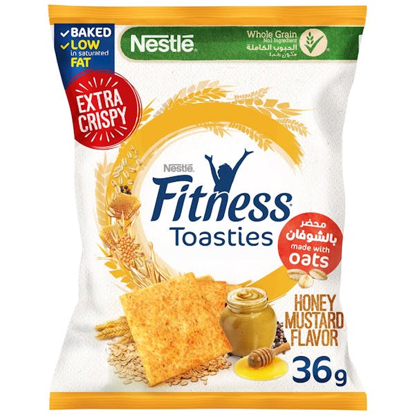 فتنس شوفان بالعسل والخردل Fitness Toasties