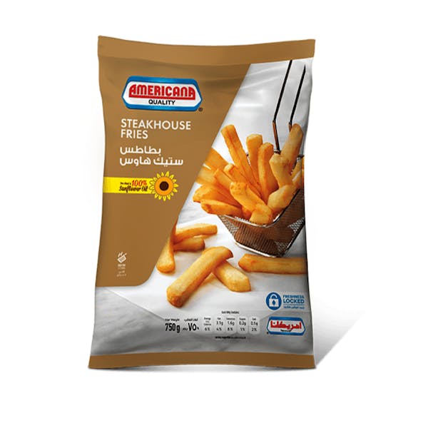 بطاطس ستيك هاوس من امريكانا 100 جم
