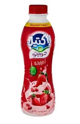 مشروب زبادي بالفراولة لاكتيل