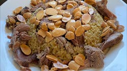 وصفة فريكه مع اللحم