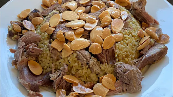 وصفة فريكه مع اللحم