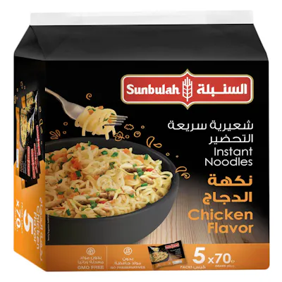 نودلز السنبلة بنكهة الدجاج