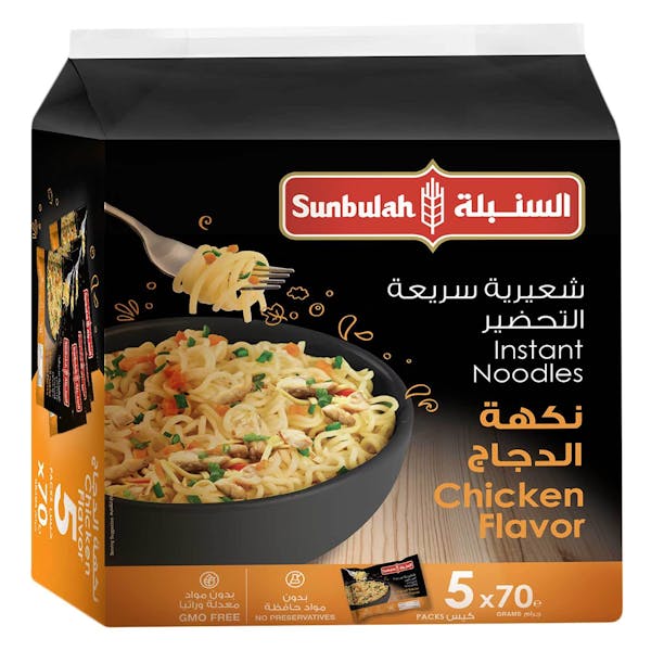 نودلز السنبلة بنكهة الدجاج