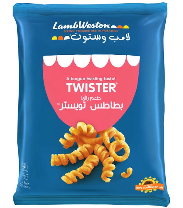 بطاطس تويستر لامب وستون مجمده