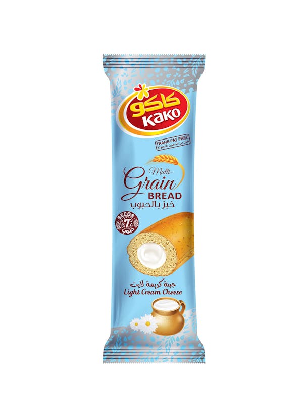 ساندوتش كاكو بالحبوب السبعة وجبنة كريمة لايت