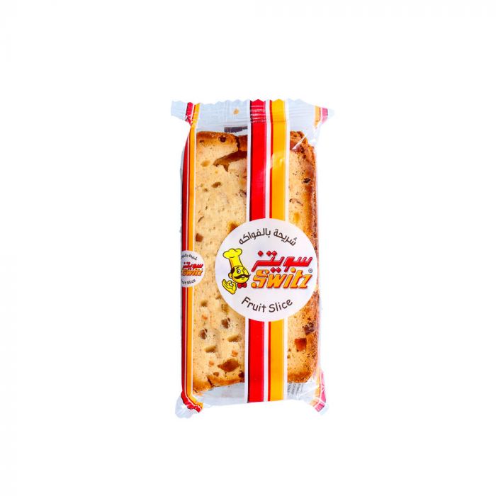 شريحة كيك بالفواكه سويتز