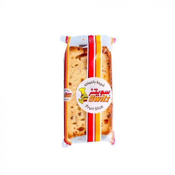 شريحة كيك بالفواكه سويتز