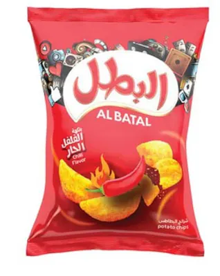 السعرات الحرارية في بطاطس البطل حار