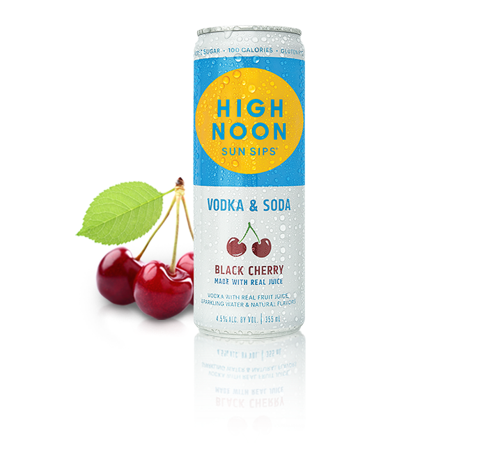 High Noon Vodka Soda Black Cherry