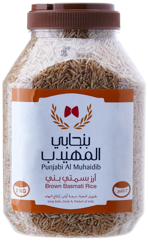 الرز البني بسمتي من بنجابي المهيدب 100 جم