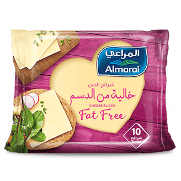 جبنة شرائح الشيدر خالية الدسم