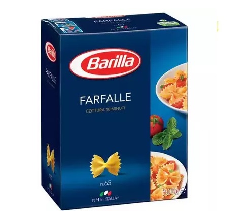 مكرونة باريلا فارفلي 100 جم (حصة صغيرة)