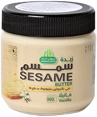زبدة سمسم بالفانيليا حلواني