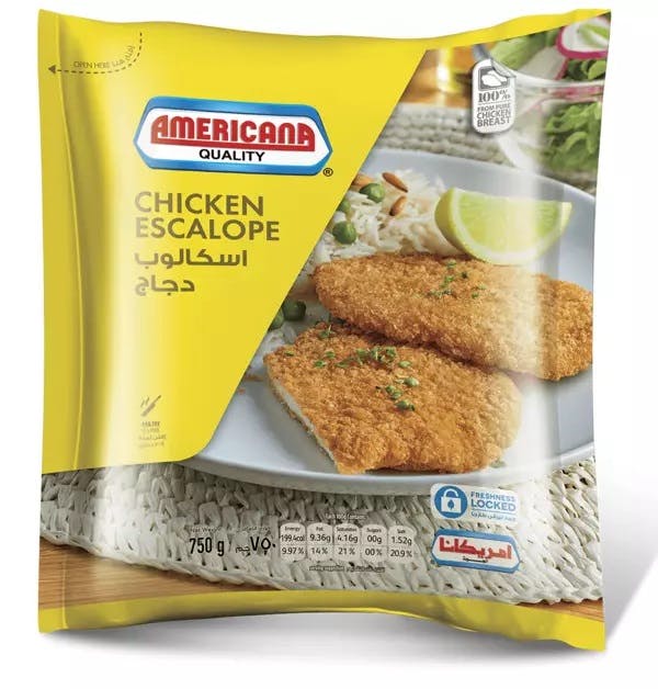 اسكالوب دجاج امريكانا 100 جم
