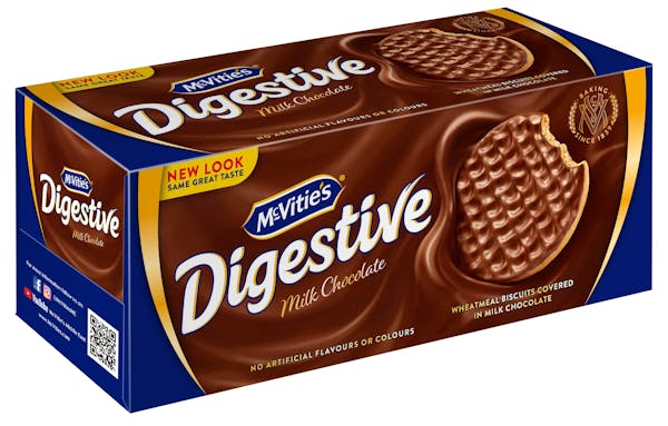 بسكوت دايجستف بالشوكولاته والحليب