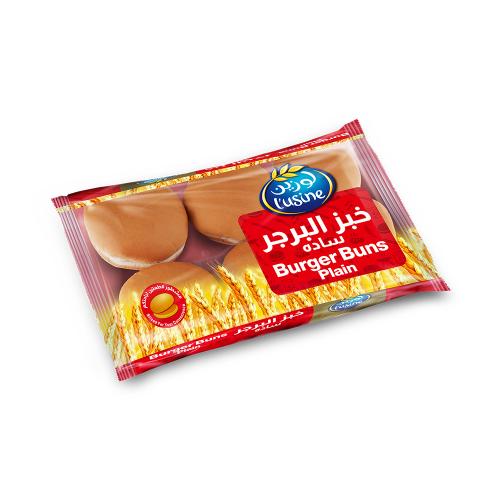 السعرات الحرارية في لوزين خبز البرجر سادة قطعة واحدة