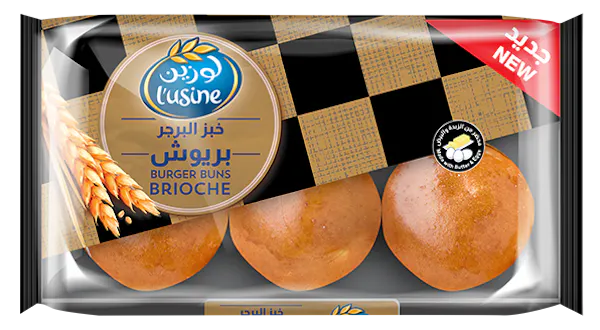 خبز برجر بريوش لوزين