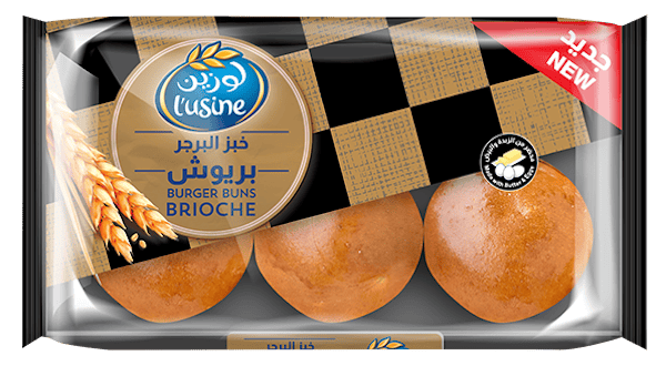 خبز برجر بريوش لوزين